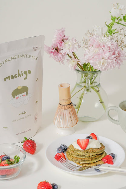 matcha mochi pancake mix