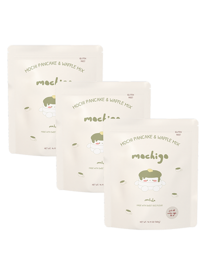 matcha mochi pancake mix - 3 pack