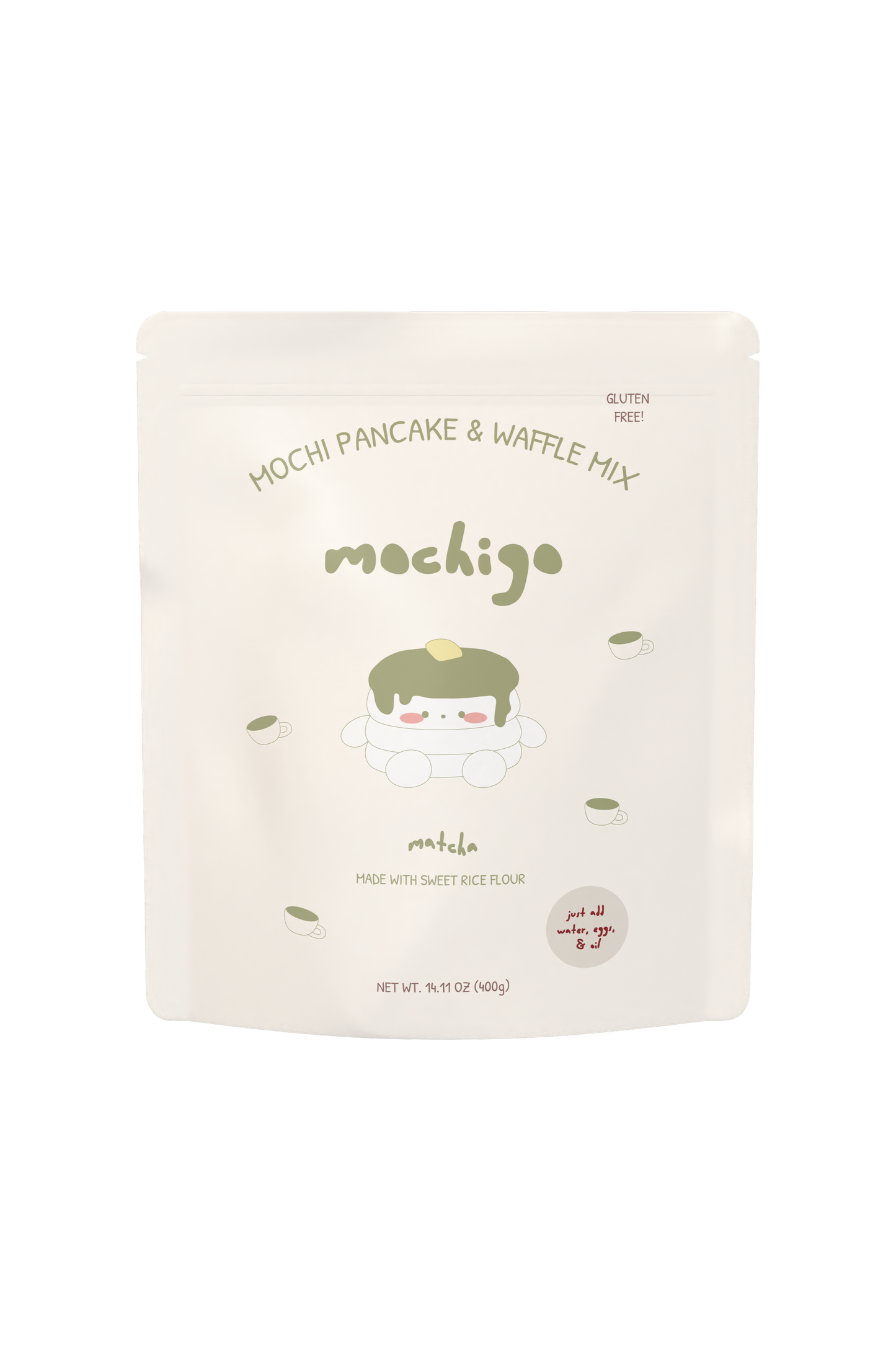 matcha mochi pancake mix