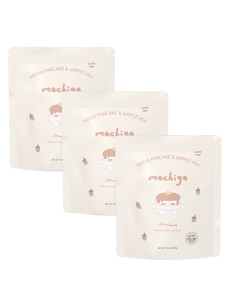 strawberry mochi pancake mix - 3 pack