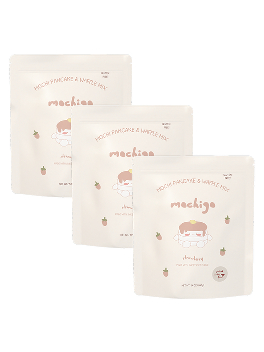 strawberry mochi pancake mix - 3 pack